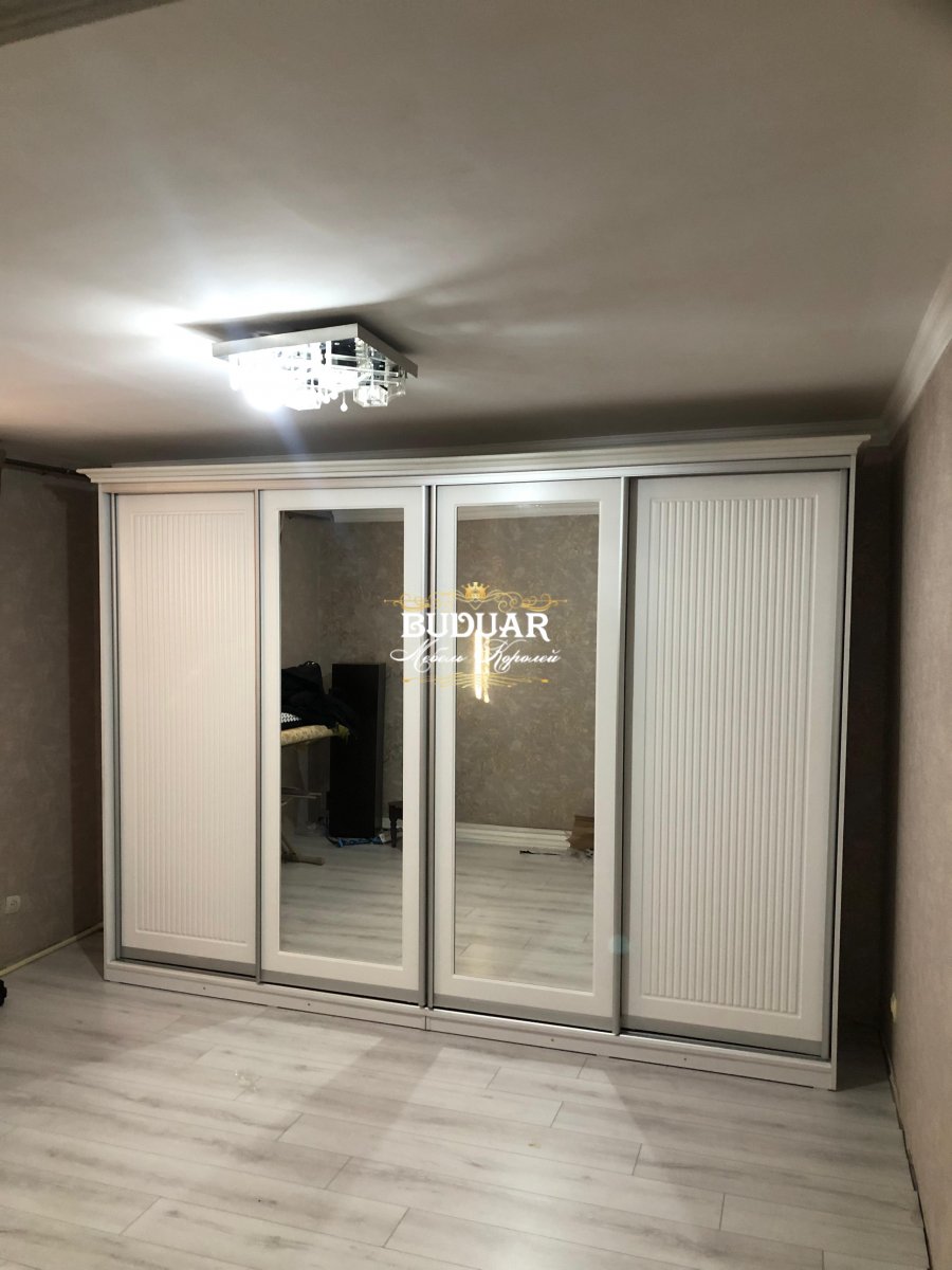 Шкаф-купе Простой 4-х дв. 310 см