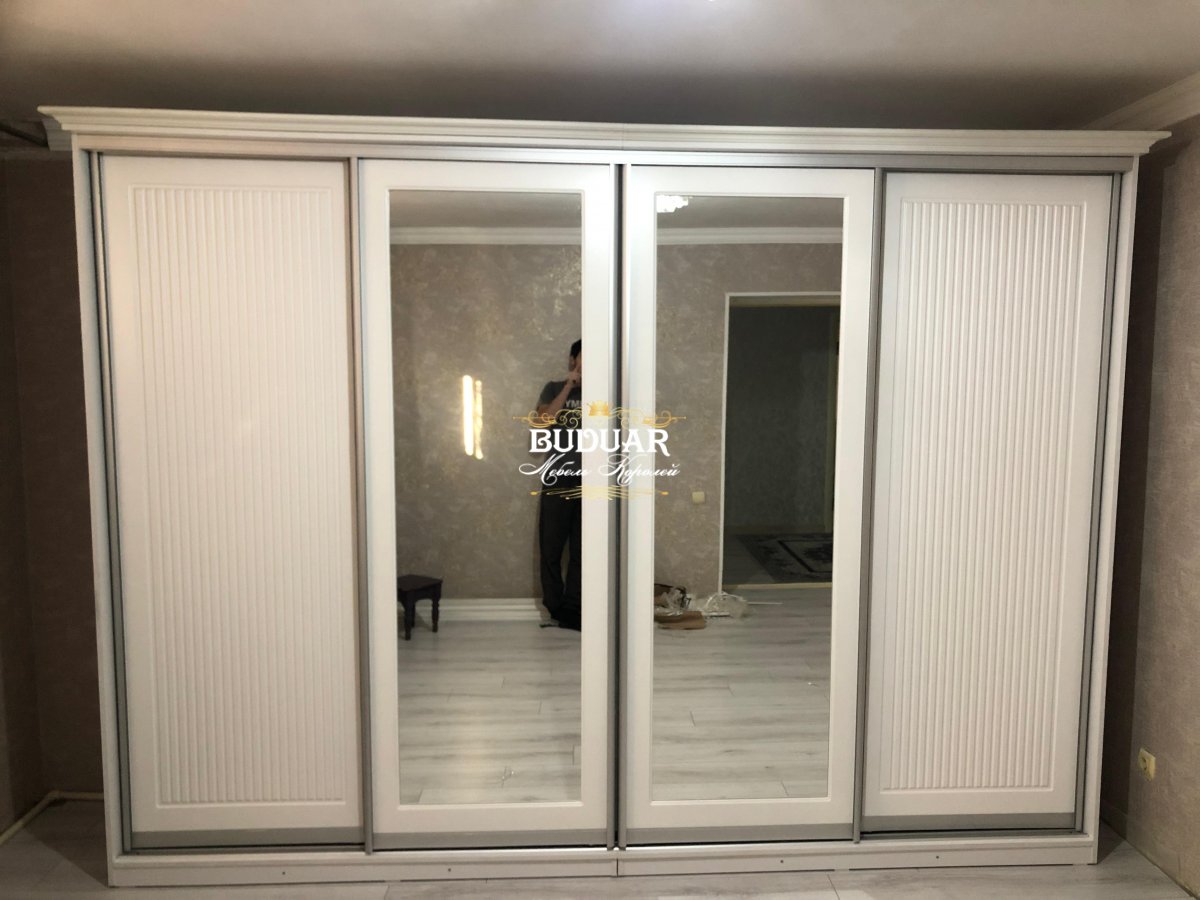 Шкаф-купе Простой 4-х дв. 310 см