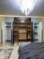 Шкаф Айша с антресолями и стеклянной витриной 360