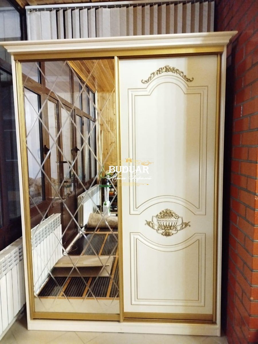 Шкаф-купе Простой 2-х дв. 120-160 см